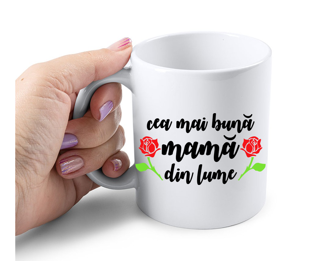 Cana Personalizata – Cea mai buna mama din lume, 350ml