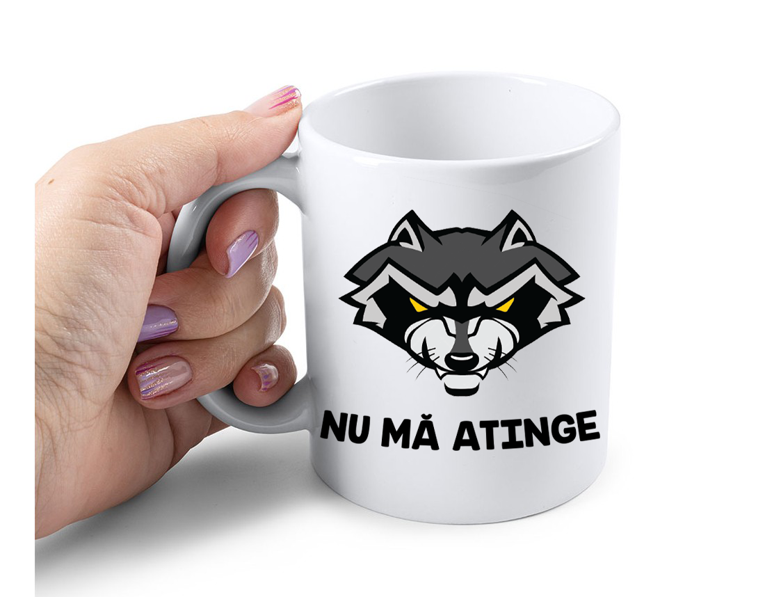 Cana Personalizata – Nu ma atinge, 350ml