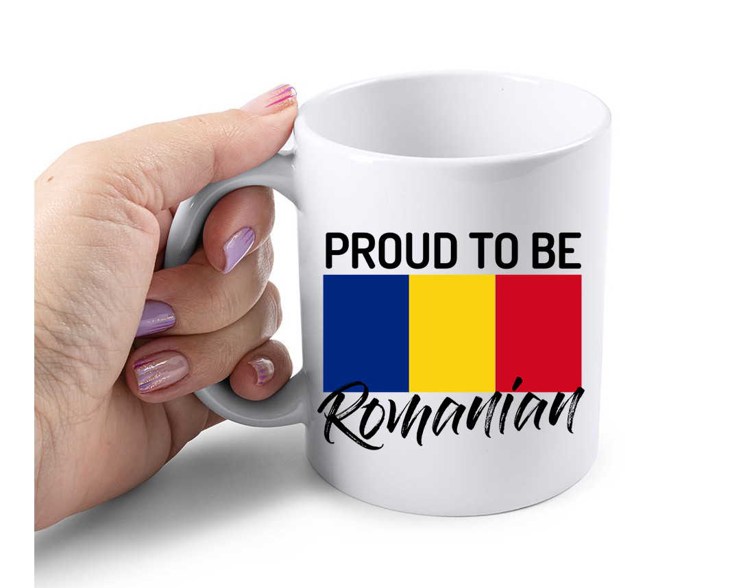 Cana Personalizata – Pround to be Romanian, 350ml