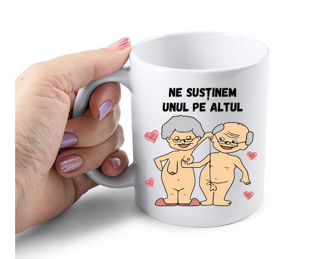 Cana Personalizata – Ne sustinem unul pe altul, 350ml