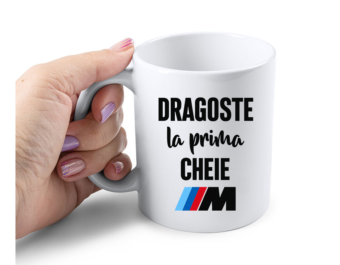 Cana Personalizata – Dragoste la prima cheie BMW M, 350ml