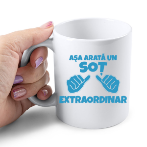 Cana Personalizata – Asa arata un sot extraordinar, 350ml