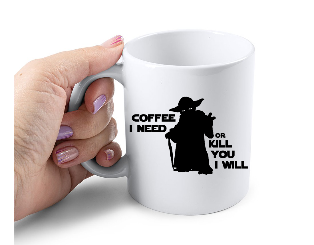 Cana Personalizata – I need coffee, 350ml